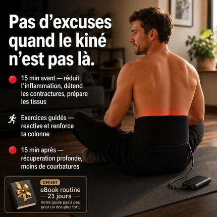 Wrap lumière rouge + E - book: exercices guidés renforcement